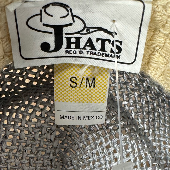 Jhats Silver Metallic Women's Cowboy Hat S/M - Picture 4 of 4